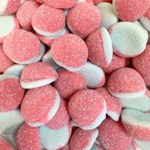 Vidal Swedish Sour Fizzy Blue Raspberry Bomb Gummy 2.2lb Bulk